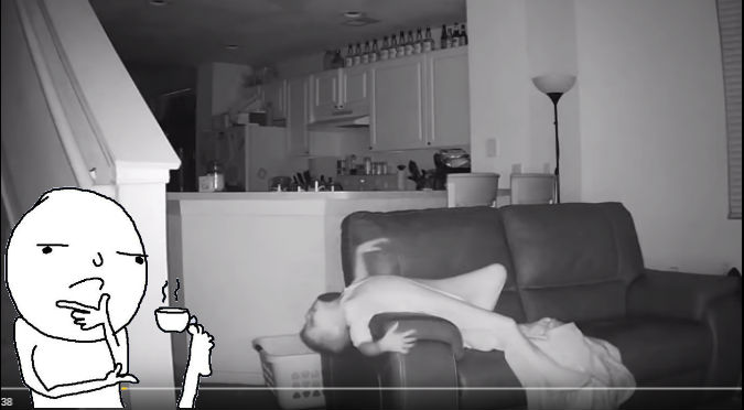 YouTube: Instaló cámara de seguridad y captó esta alucinante escena