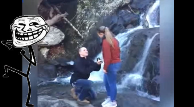 YouTube: Terrible fail en plena propuesta de matrimonio