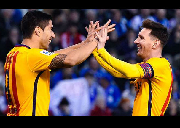 YouTube:  Lionel Messi y Luis Suárez fueron desafiados en este complicado reto