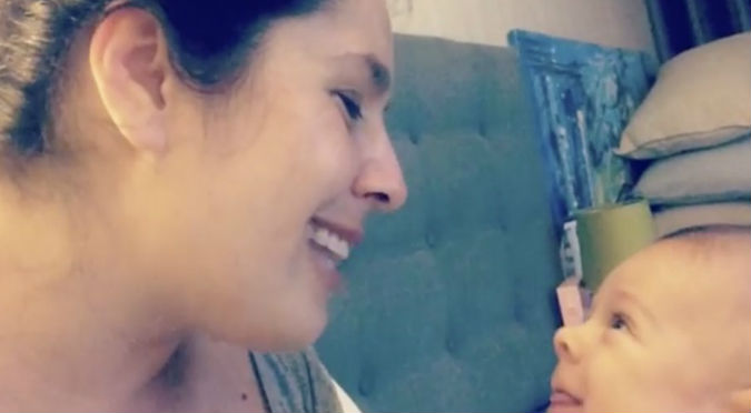 ¡Awwww! Yiddá Eslava cautiva las redes sociales con tierno video de su bebé