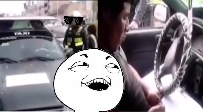 Viral: Se pasó la luz roja y policía le hizo tremenda trolleada -VIDEO