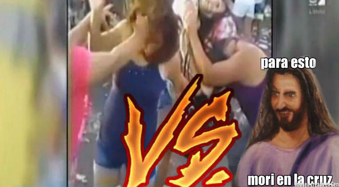 YouTube: Protagonizaron tremenda pelea en plena Vía Crucis de Cerro San Cristóbal