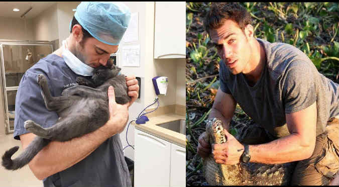 ¡Asuuuu! Este guapo veterinario la rompe en Instagram y no es por su profesión