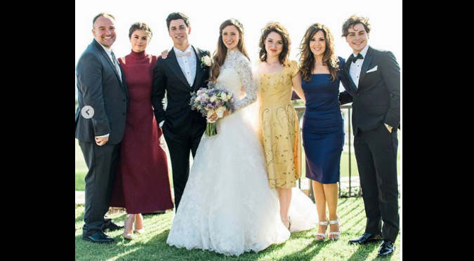 ¡Increíble! Justin de ‘Los hechiceros de Weverly Place’ se casó y elenco se reúne en su boda  (VIDEO)