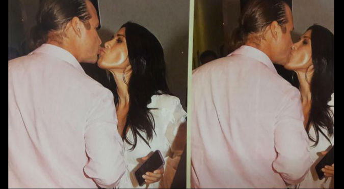 ¡Queeee! Magdyel Ugaz fue ampayada besando a este famoso actor (FOTOS)