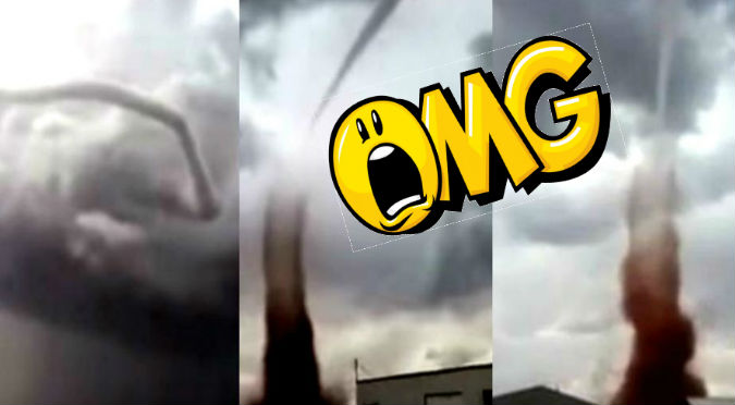 YouTube: 'Tornado culebra'  dejó estupefacto a todo el mundo