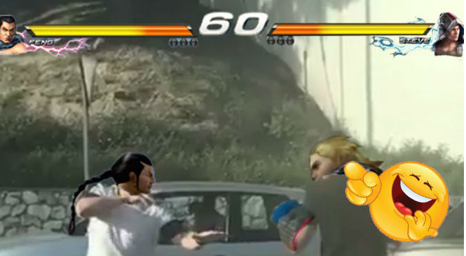 YouTube: Pelea callejera al estilo Street Fighter - VIRAL