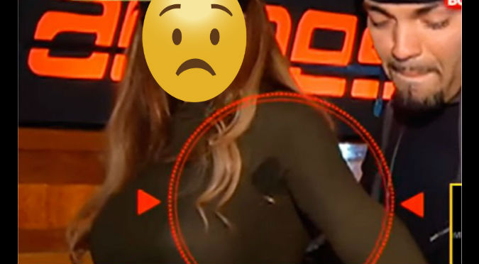 Chica reality hace show con ¿vestido roto? (VIDEO)