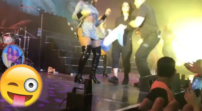 Fifth Harmony: Seguridad confunde a Becky G con una fans y la sacan del escenario (VIDEO)