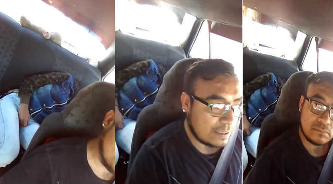 Taxista grabó a su pasajera ebria pero genera muchas críticas (VIDEO)