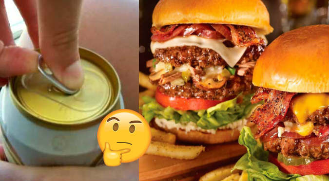 ¿Una lata de cerveza equivale a más de una hamburguesa?