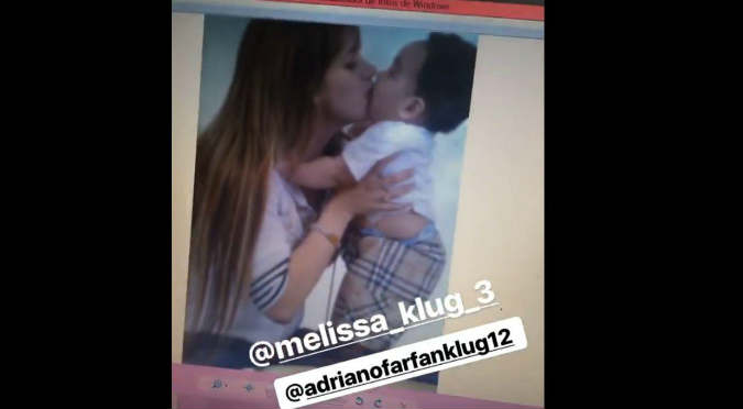 Jefferson Farfán y Melissa Klug juntos en el nacimiento de su segundo hijo