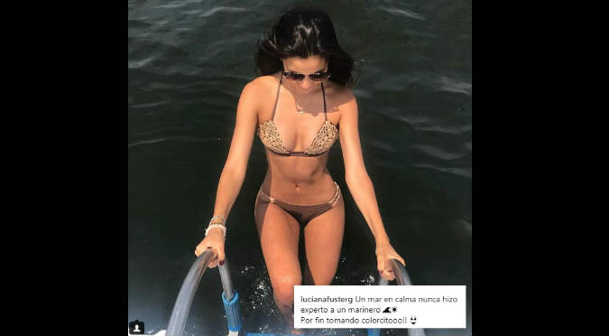 Luciana Fuster y su polémica foto en bikini (FOTOS)