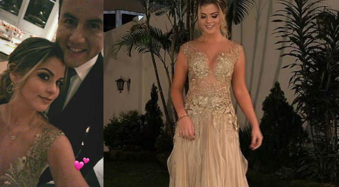 Brunella Horna aclara el rumor de su matrimonio con Richard Acuña