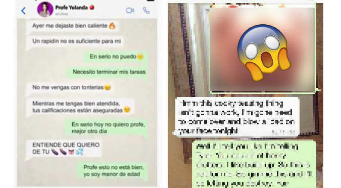 WhatsApp: Conversación 'hot' entre maestra y estudiante se vuelve viral