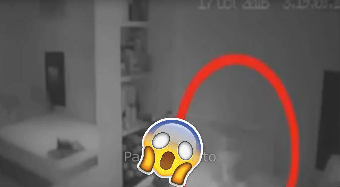 YouTube: ¿Fantasma es captado por cámara de vigilancia?