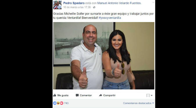 Facebook: Chica reality se alista para incursionar en la política