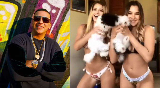 Daddy Yankee emocionado con sexy baile de Flavia Laos y Alessandra Fuller