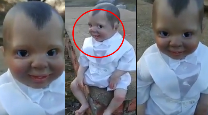 Viral: Muñeco que te sigue con la mirada aterroriza a usuarios (VIDEO)