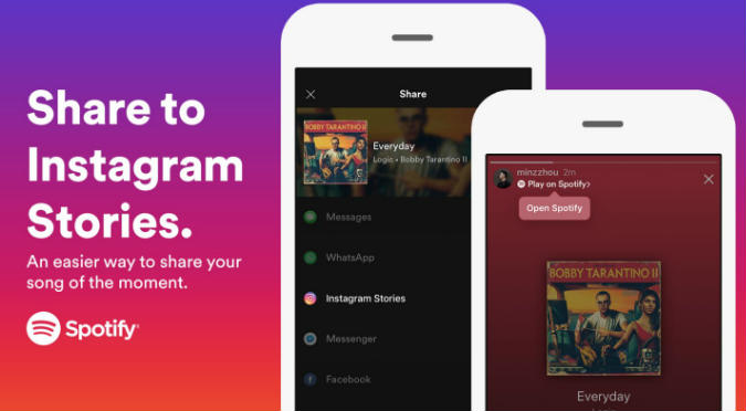 Ahora podrás compartir canciones de Spotify a Instagram ¡OMG!