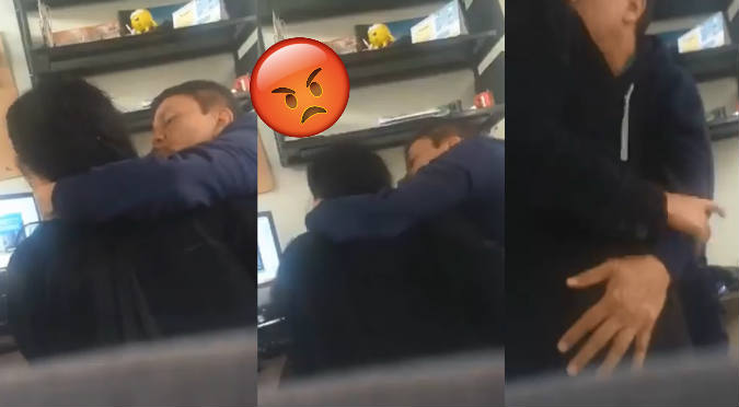 Estudiante grabó a su profesor mientras la acosaba (VIDEO)