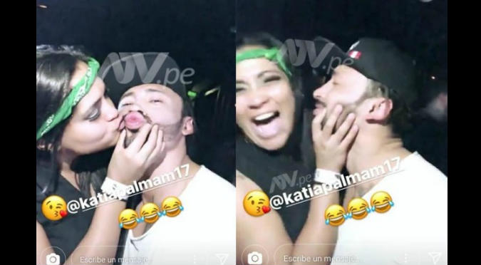 Katia Palma besó a chico reality y nadie lo puede creer (VIDEO)