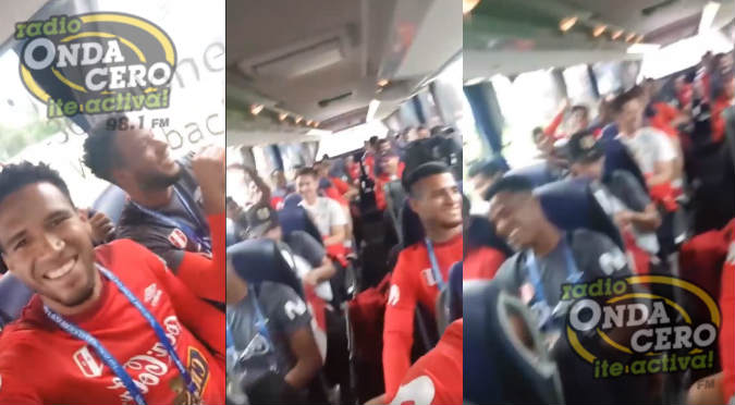 Selección Peruana: Arman vacilón en el bus a ritmo de ‘Marroneo’ (VIDEO)