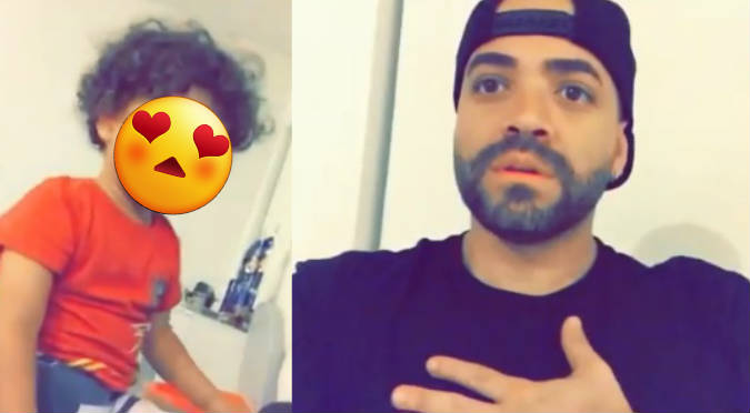 Hijo de Nacho revela su cantante favorito y no es su papá (VIDEO)