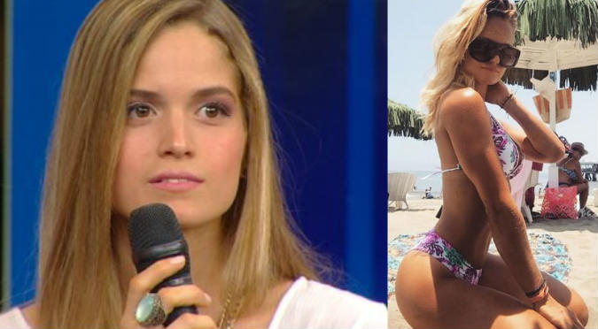 Michela Elías se mostró sin ropa interior y sorprende con su figura