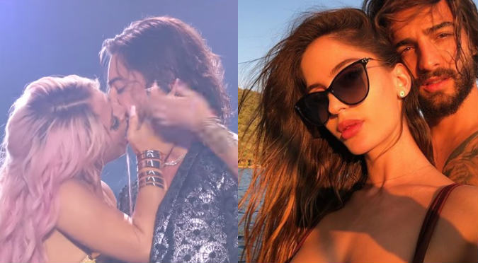 Bailarina besó a Maluma premios MTV ¿Y su novia? (VIDEO)