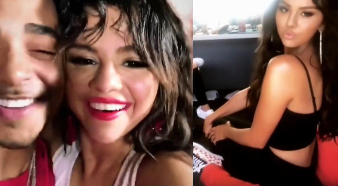 Selena Gomez y Ozuna la pasaron muy bien (VIDEO)