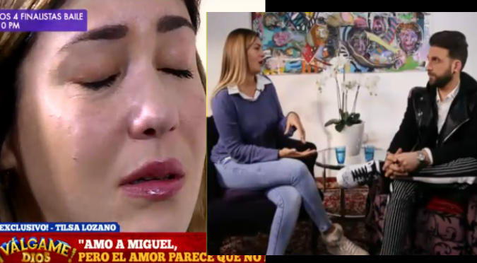 Tilsa Lozano llora en TV tras supuesta infidelidad de su pareja (VIDEO)