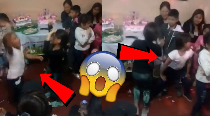 Niñas cantando trap en fiesta infantil indignan a usuarios (VIDEO)