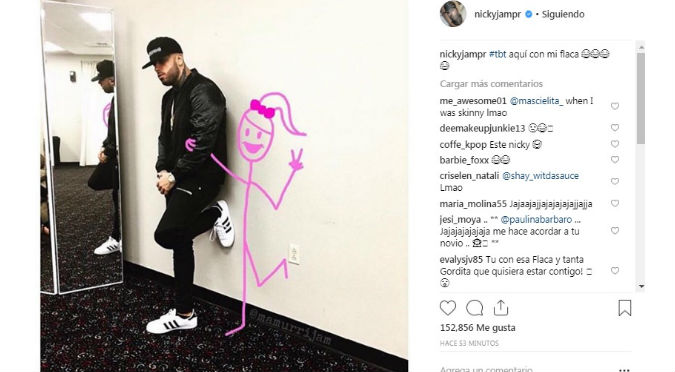 Nicky Jam posa junto a su novia y enloquece a seguidores (FOTOS)