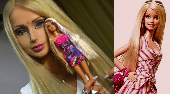 Barbie humana se luce en prendas íntimas, pero asusta con este detalle (VIDEO)