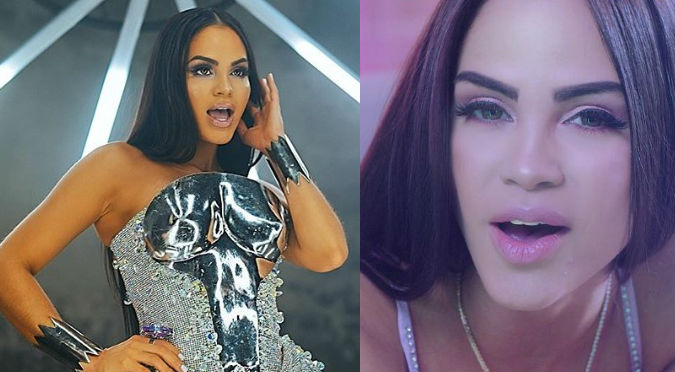 Natti Natasha posa en bikini, pero 'bulto' llama la atención (VIDEO)