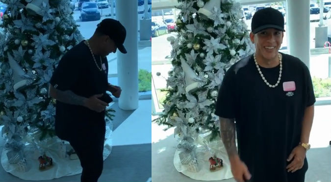 Daddy Yankee baila 'Navidad' a ritmo de Tito El Bambino (VIDEO)