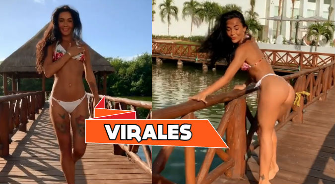 Sexy rusa impacta bailando 'Ella quiere beber' de Anuel y Romeo Santos (VIDEO)