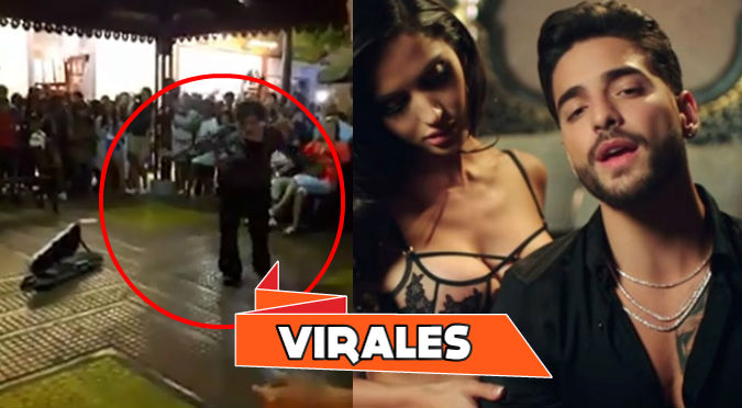 Abuelita baila 'Felices los 4' de Maluma en plena plaza de Barranco (VIDEO)