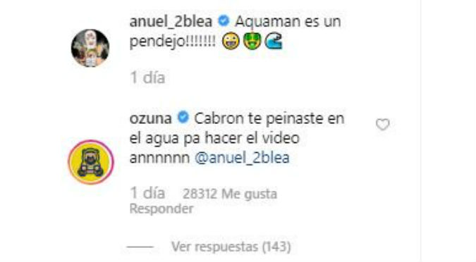 Ozuna se burla de Anuel por quedarse calvo (VIDEO)