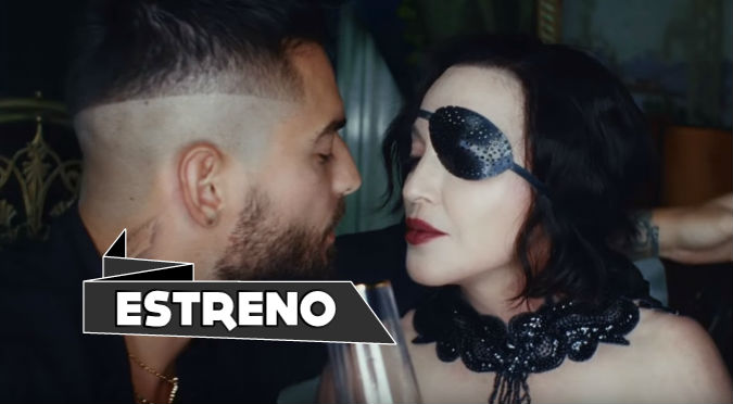 Maluma besó a Madonna en videoclip 'Medellín' (VIDEO)