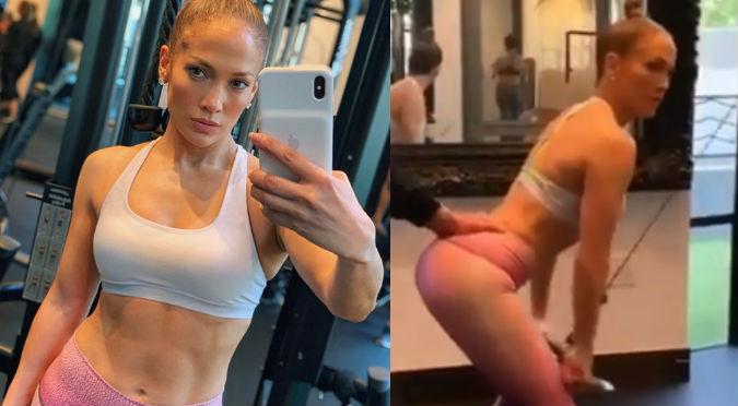 Jennifer López muestra sexy rutina de ejercicios a días de su gira (VIDEO)