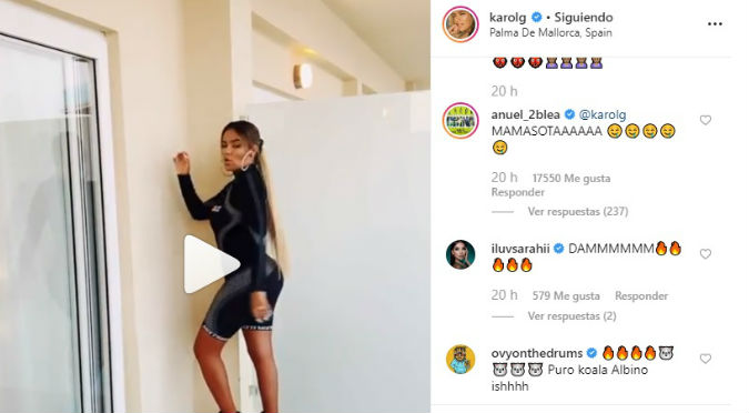 Karol G puso a babear a Anuel AA y a su ex con atrevido baile (VIDEO)