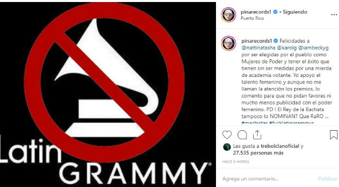 Karol G, Natti Natasha, Daddy Yankee y más unen fuerzas contra los Latin Grammy (VIDEO)