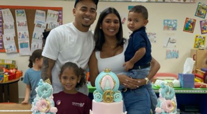 Así celebró Ozuna el cumpleaños de su hija Sofía