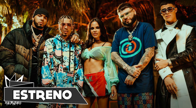 Rauw Alejandro, Anuel AA, Natti Natasha Ft. Farruko y Lunay - Fantasías Remix (VIDEO)