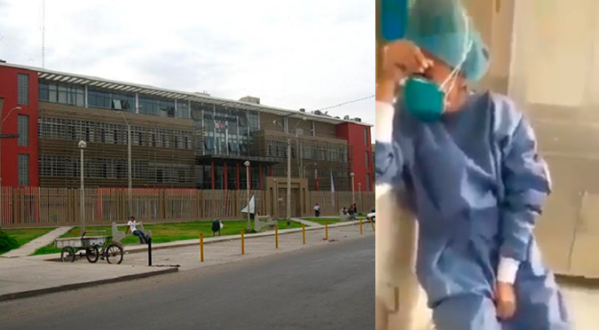Enfermera rompe en llanto en pasillo de Hospital al enterarse que se contagió de COVID-19 | VIDEO