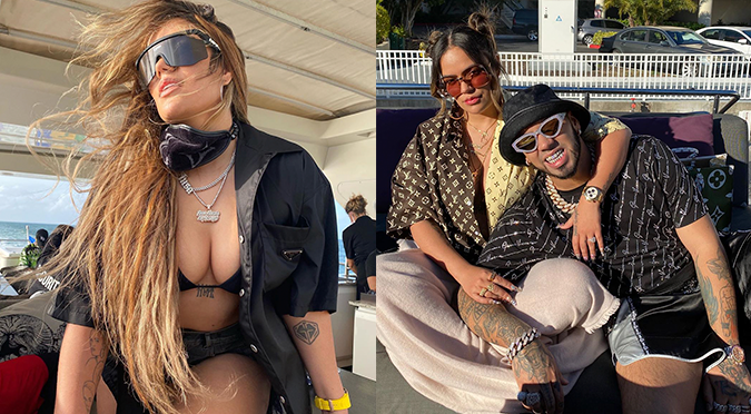 Karol G publica fotografía en bikini y celebra el nuevo disco de Anuel AA | FOTOS