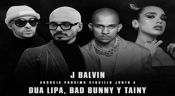 J Balvin anuncia colaboración con Dua Lipa, Bad Bunny y Tainy en su nuevo sencillo “Un Dia (One Day)”