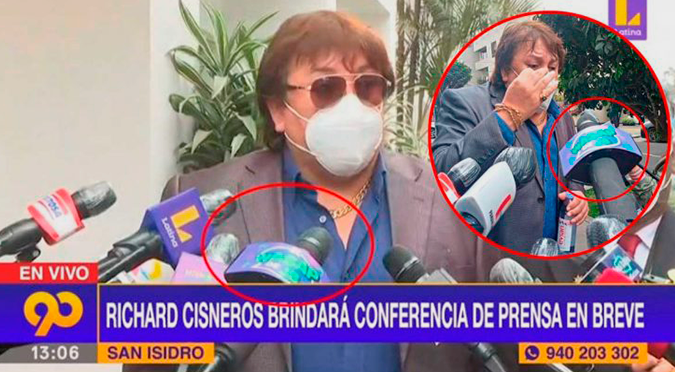 'El Wasap de JB' se presentó en la conferencia de prensa de Richard Swing